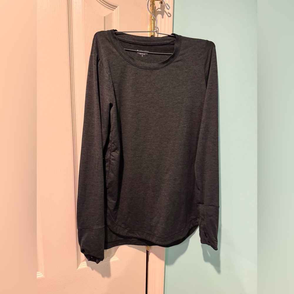 Dark Gray Long Sleeve Shirt - Athletica size small